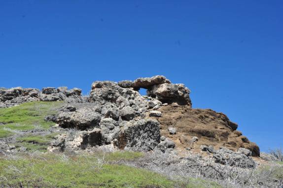 Formação rochosa no Parque Nacional Washington-Slagbai, no norte de Bonaire